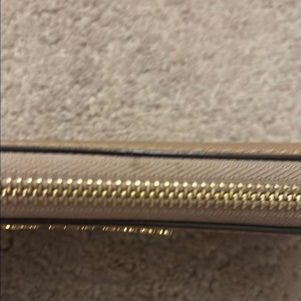 Michael Kors Khaki Wallet with Gold Details - Picture 7 of 9